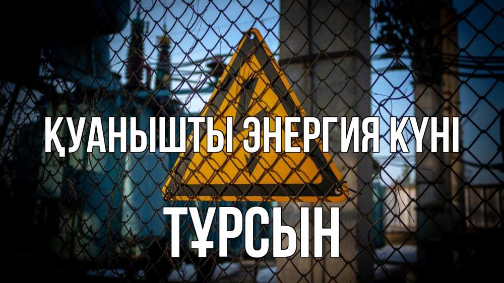 Күн сайын ашық хат с именем, ТҰРСЫН Қуанышты энергия күні трансформаторная подстанция Онлайн тегін жүктеп алу тілектері бар керемет карта 