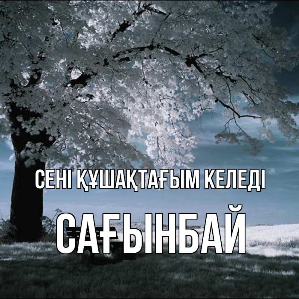 Күн сайын ашық хат с именем, Сағынбай сені құшақтағым келеді дерево Онлайн тегін жүктеп алу тілектері бар керемет карта 