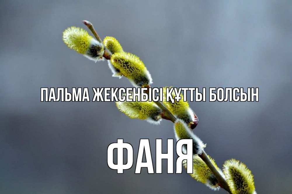 Күн сайын ашық хат с именем, Фаня Пальма жексенбісі құтты болсын верба Онлайн тегін жүктеп алу тілектері бар керемет карта 