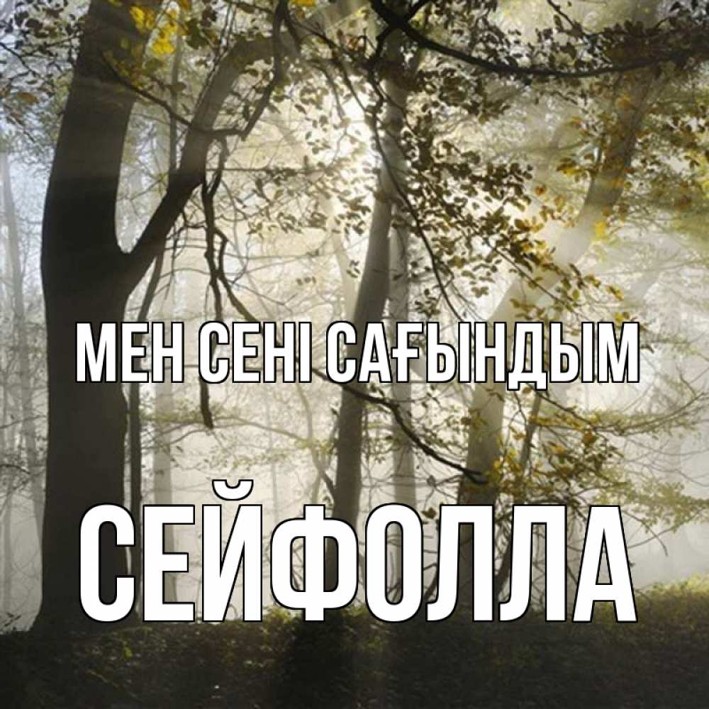 Күн сайын ашық хат с именем, СЕЙФОЛЛА Мен сені сағындым грустно Онлайн тегін жүктеп алу тілектері бар керемет карта 