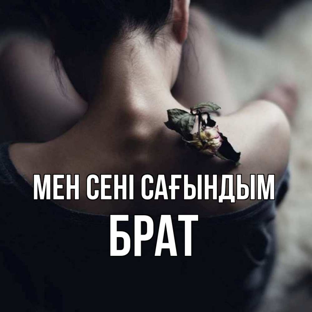 Күн сайын ашық хат с именем, Брат Мен сені сағындым засох цветок Онлайн тегін жүктеп алу тілектері бар керемет карта 