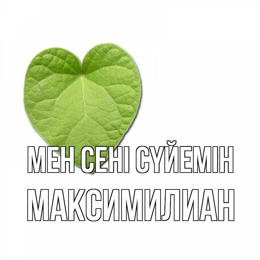 Күн сайын ашық хат с именем, Максимилиан Мен сені сүйемін тебе Онлайн тегін жүктеп алу тілектері бар керемет карта 