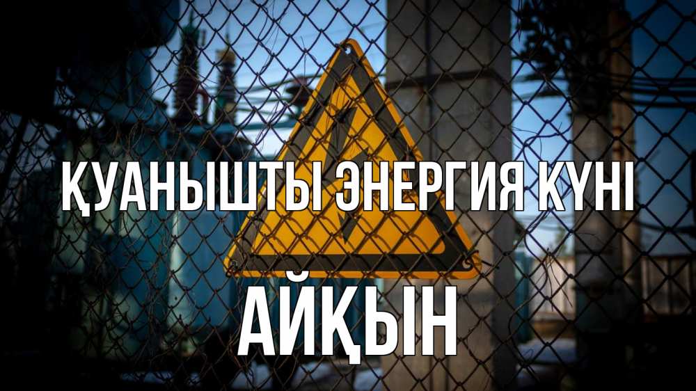 Күн сайын ашық хат с именем, Айқын Қуанышты энергия күні трансформаторная подстанция Онлайн тегін жүктеп алу тілектері бар керемет карта 