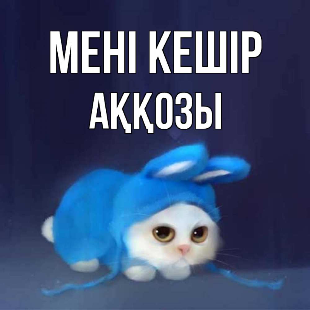 Күн сайын ашық хат с именем, Аққозы Мені кешір невинный котозай просит прощения Онлайн тегін жүктеп алу тілектері бар керемет карта 