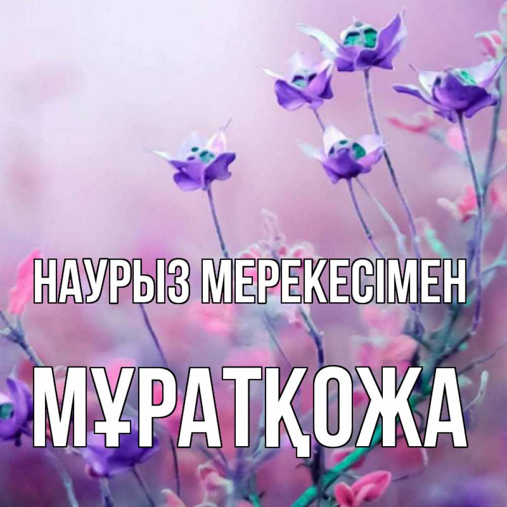 Күн сайын ашық хат с именем, Мұратқожа Наурыз мерекесімен международный женский день 2 Онлайн тегін жүктеп алу тілектері бар керемет карта 