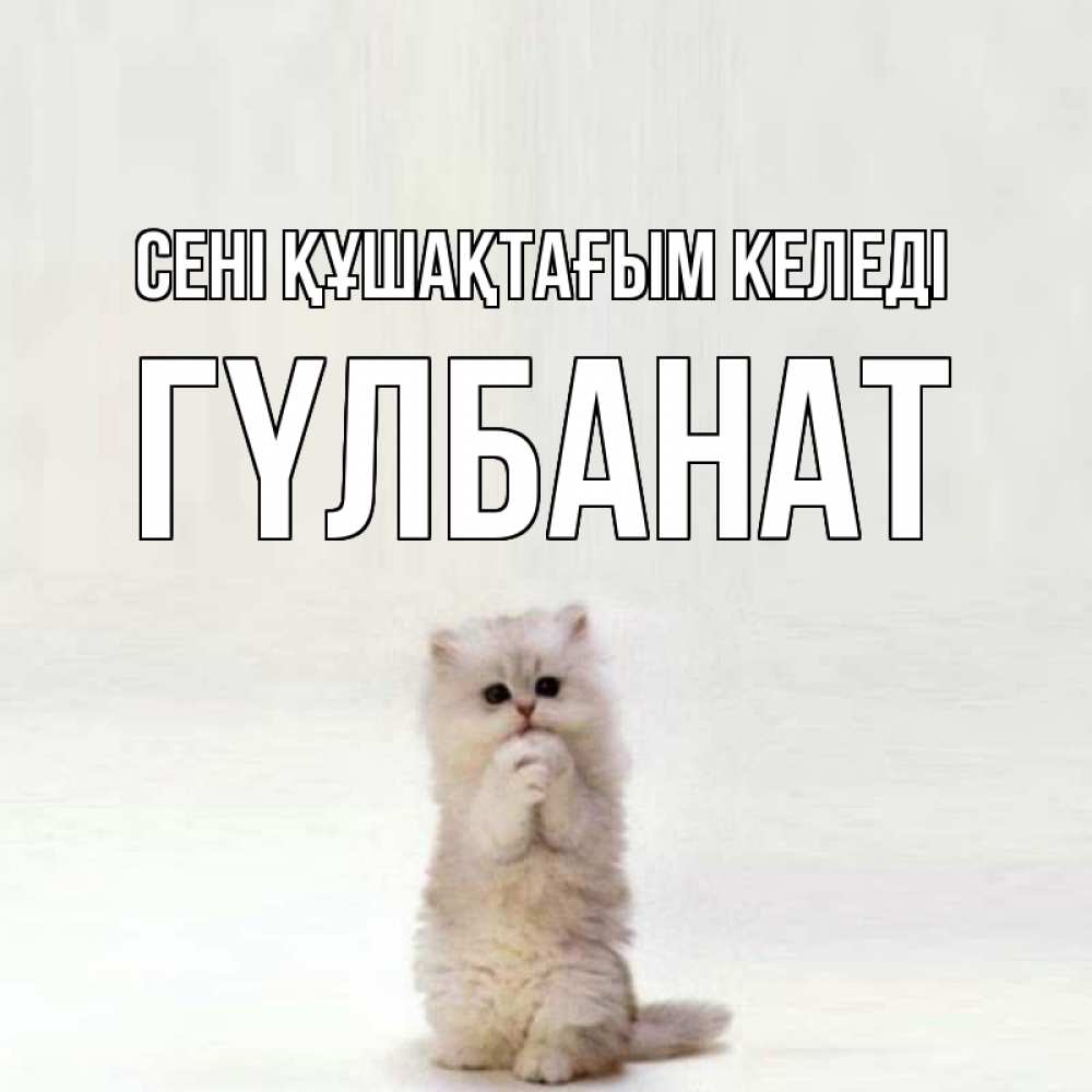 Күн сайын ашық хат с именем, ГҮЛБАНАТ сені құшақтағым келеді открытки с креативными подписями Онлайн тегін жүктеп алу тілектері бар керемет карта 