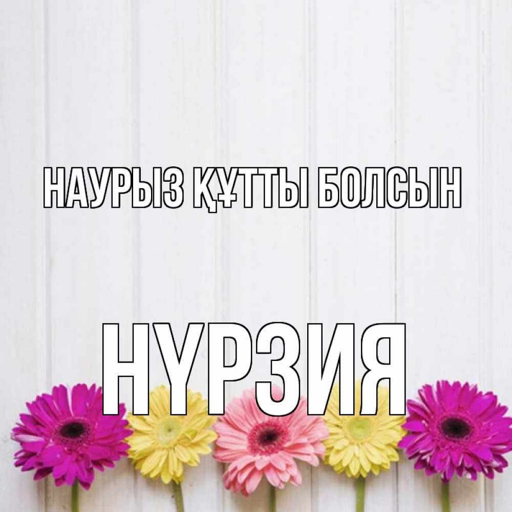 Күн сайын ашық хат с именем, НҮРЗИЯ Наурыз құтты болсын женщинам 1 Онлайн тегін жүктеп алу тілектері бар керемет карта 