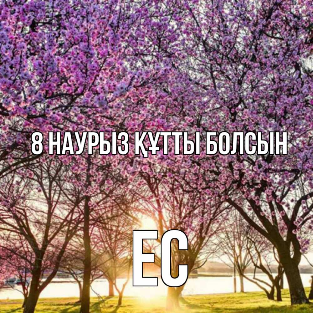 Күн сайын ашық хат с именем, Ес 8 наурыз құтты болсын международный женский день Онлайн тегін жүктеп алу тілектері бар керемет карта 
