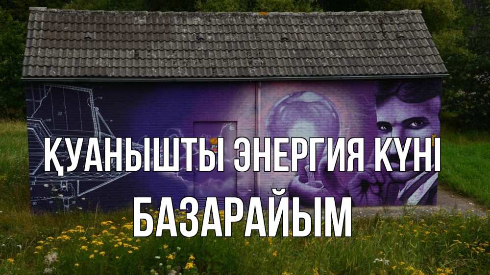 Күн сайын ашық хат с именем, БАЗАРАЙЫМ Қуанышты энергия күні молнии, Тесла Онлайн тегін жүктеп алу тілектері бар керемет карта 