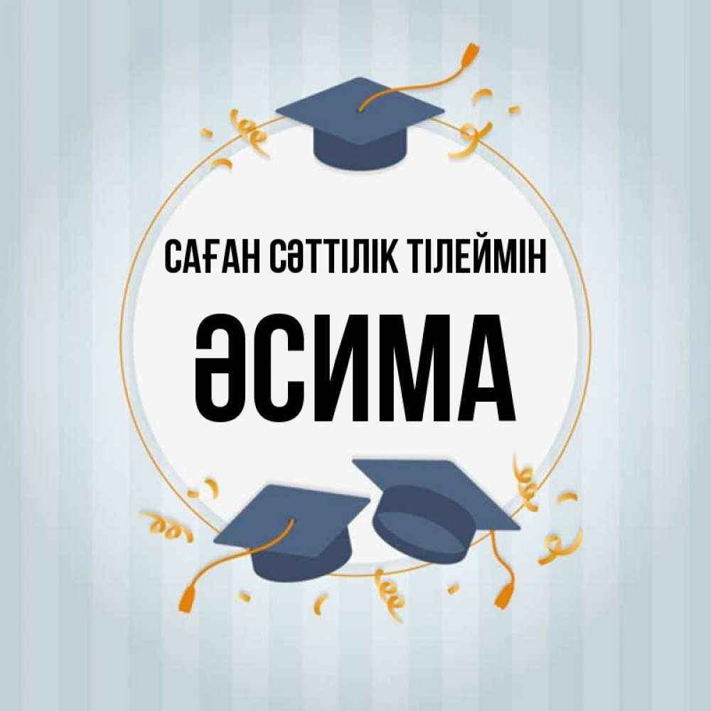 Күн сайын ашық хат с именем, ӘСИМА Саған сәттілік тілеймін для студентов Онлайн тегін жүктеп алу тілектері бар керемет карта 