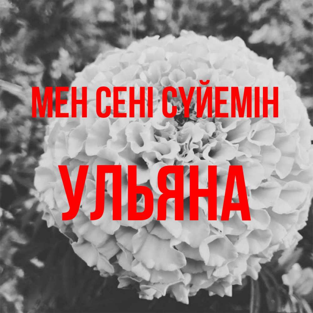 Күн сайын ашық хат с именем, Ульяна Мен сені сүйемін подпись Онлайн тегін жүктеп алу тілектері бар керемет карта 