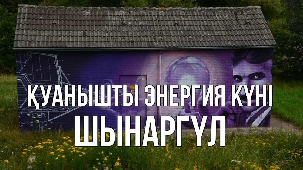 Күн сайын ашық хат с именем, ШЫНАРГҮЛ Қуанышты энергия күні молнии, Тесла Онлайн тегін жүктеп алу тілектері бар керемет карта 