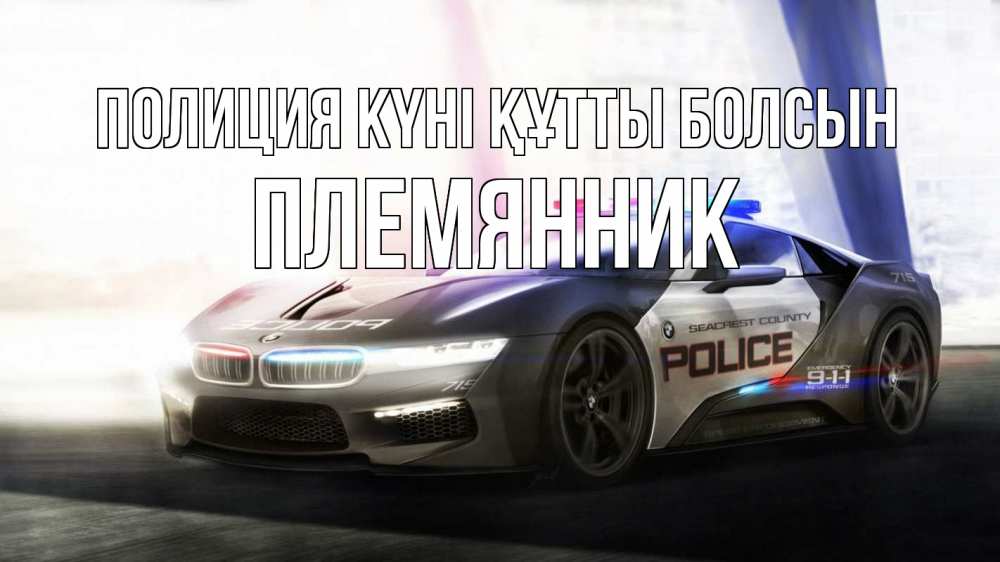 Картинка Полиция күні құтты болсын, Племянник