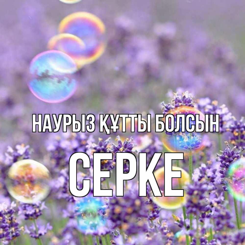 Күн сайын ашық хат с именем, СЕРКЕ Наурыз құтты болсын цветы Онлайн тегін жүктеп алу тілектері бар керемет карта 