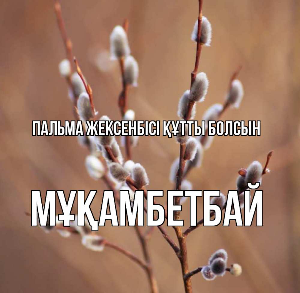 Күн сайын ашық хат с именем, Мұқамбетбай Пальма жексенбісі құтты болсын верба Онлайн тегін жүктеп алу тілектері бар керемет карта 
