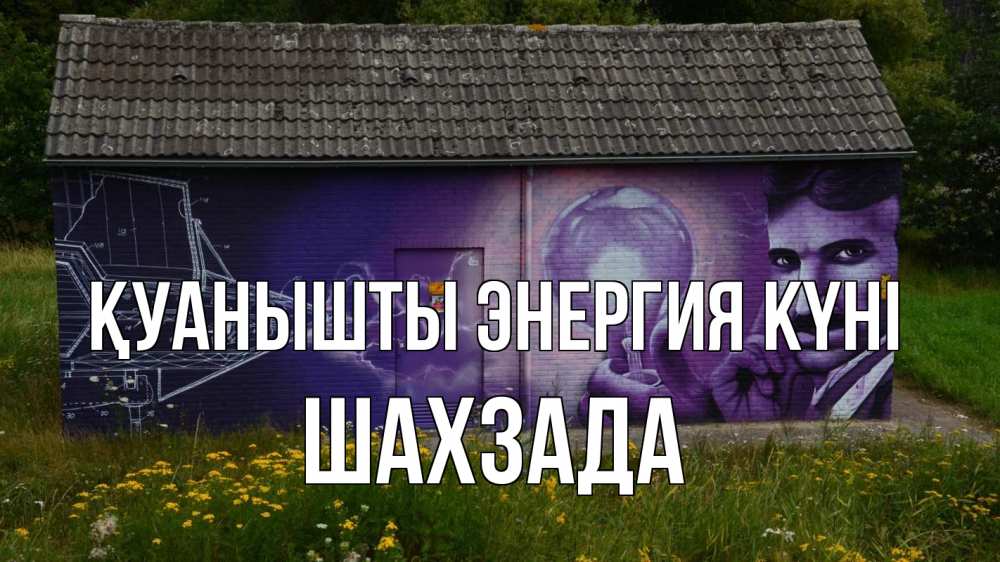 Күн сайын ашық хат с именем, ШАХЗАДА Қуанышты энергия күні молнии, Тесла Онлайн тегін жүктеп алу тілектері бар керемет карта 