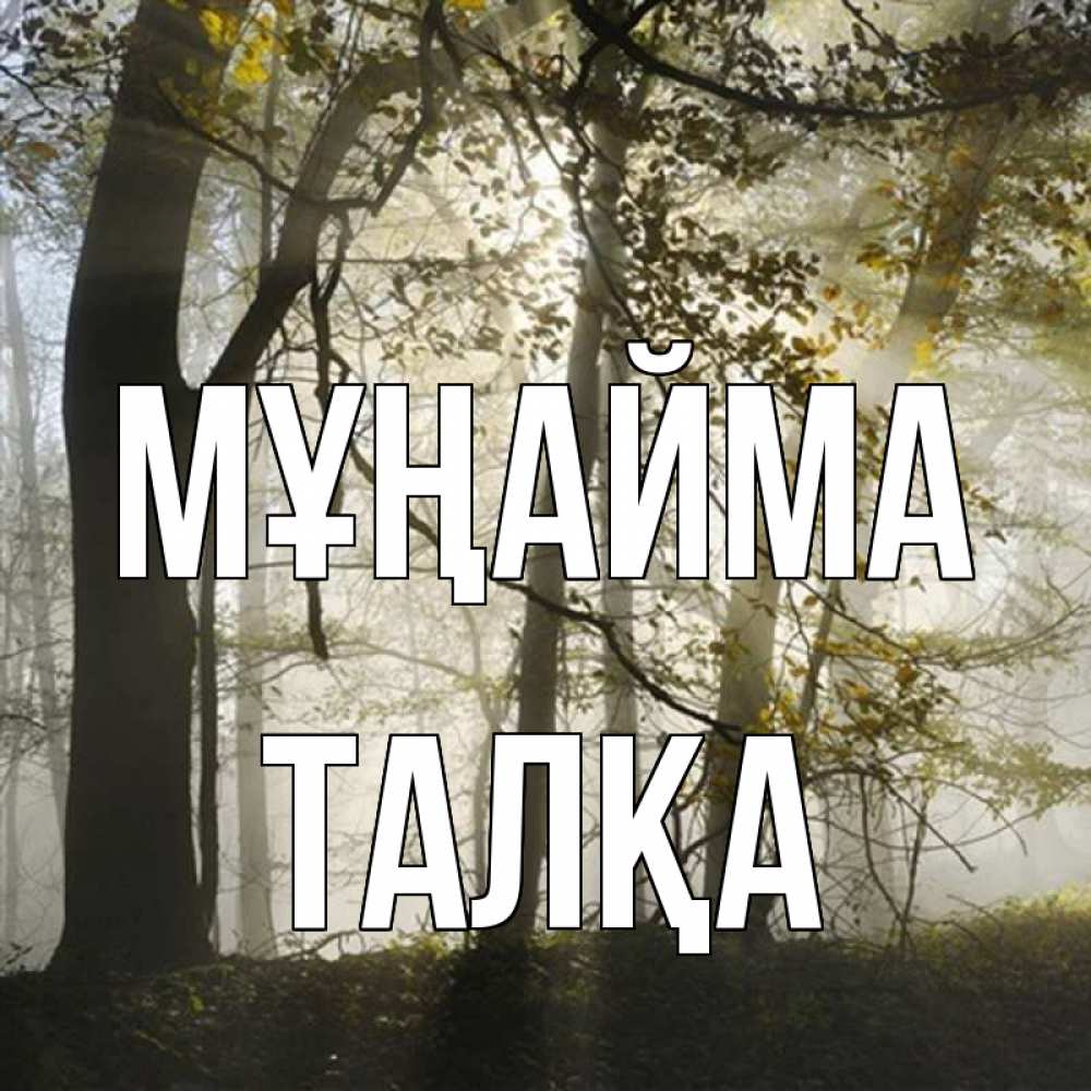 Күн сайын ашық хат с именем, ТАЛҚА Мұңайма лес и свет Онлайн тегін жүктеп алу тілектері бар керемет карта 