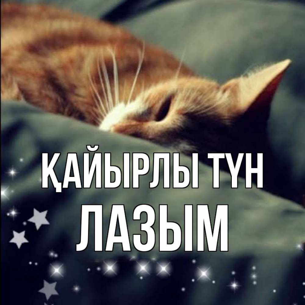 Күн сайын ашық хат с именем, ЛАЗЫМ Қайырлы түн кроватка Онлайн тегін жүктеп алу тілектері бар керемет карта 