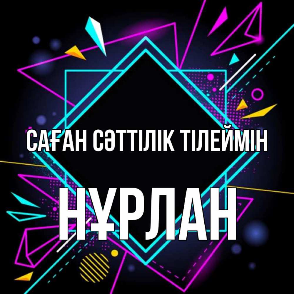 Күн сайын ашық хат с именем, НҰРЛАН Саған сәттілік тілеймін рамочки Онлайн тегін жүктеп алу тілектері бар керемет карта 