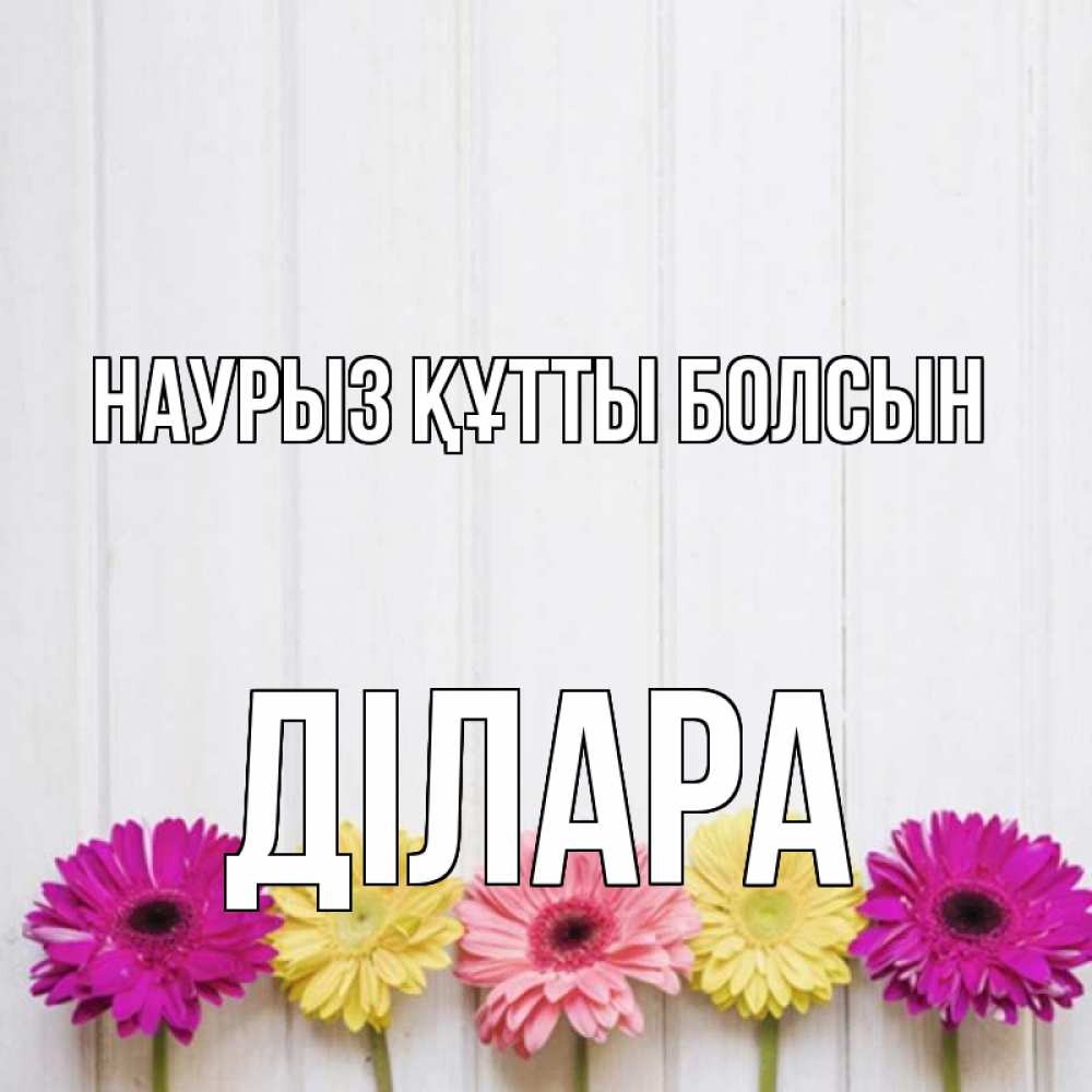 Күн сайын ашық хат с именем, ДІЛАРА Наурыз құтты болсын женщинам 1 Онлайн тегін жүктеп алу тілектері бар керемет карта 