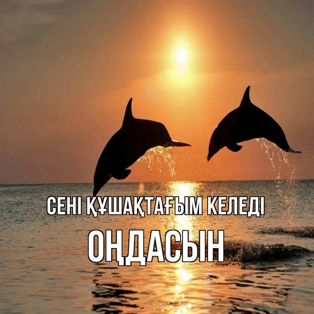 Күн сайын ашық хат с именем, ОҢДАСЫН сені құшақтағым келеді рыбы на закате Онлайн тегін жүктеп алу тілектері бар керемет карта 