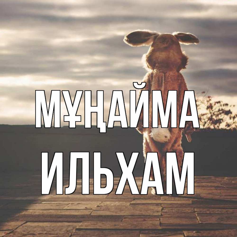 Күн сайын ашық хат с именем, Ильхам Мұңайма со спины Онлайн тегін жүктеп алу тілектері бар керемет карта 