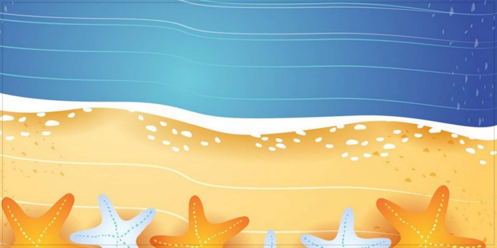 Открытка морской пляж и звезды и песок красивая морская тема Қайырлы таң 