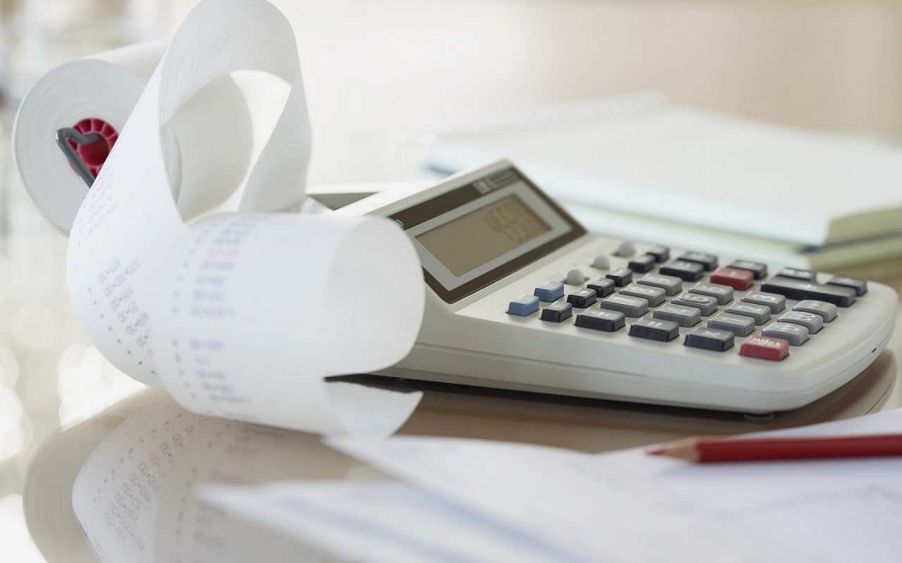 Открытка кассовый аппарат  калькулятор  бухгалтер күні құтты болсын 