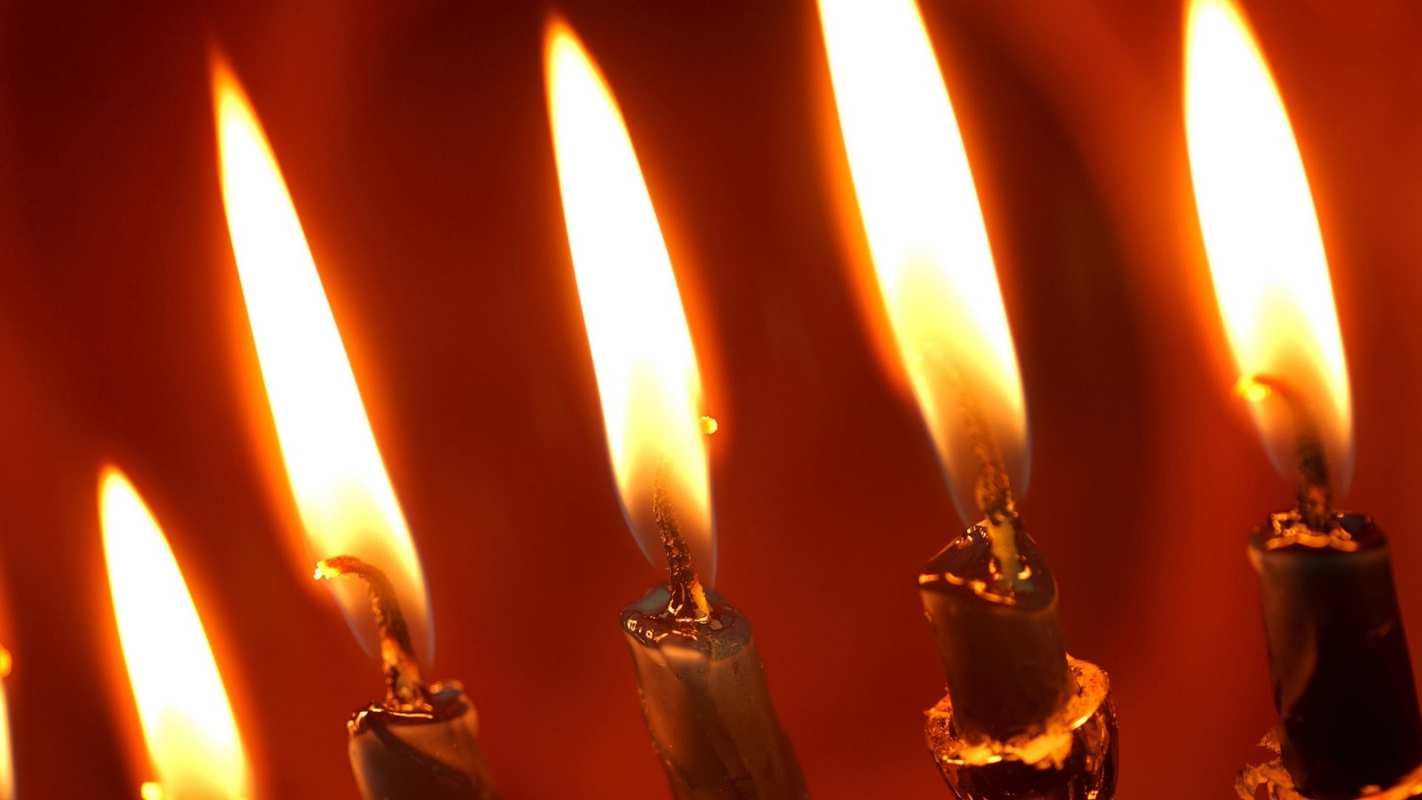 Открытка свечи церковные  свечи  Кешірім жексенбі 