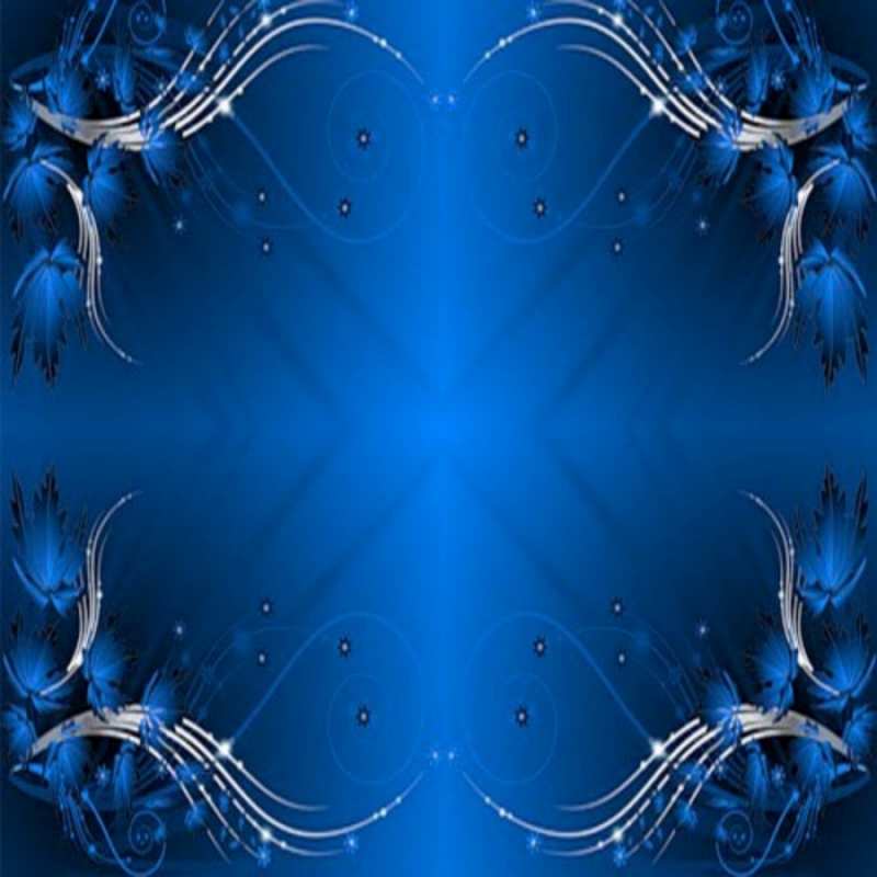 Открытка Рамочка с узорами синебелая  красивая рамочка с узорами  Туған күнің құтты болсын 