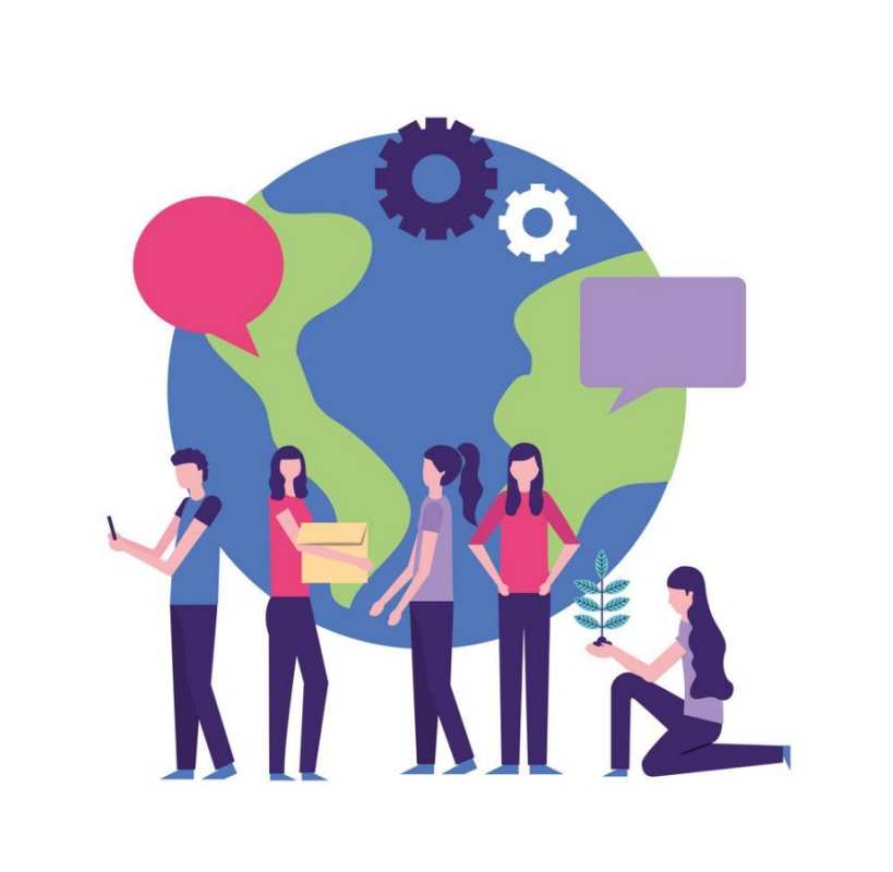 Открытка молодые волонтеры  С днем волонтера  Еріктілер күні құтты болсын 