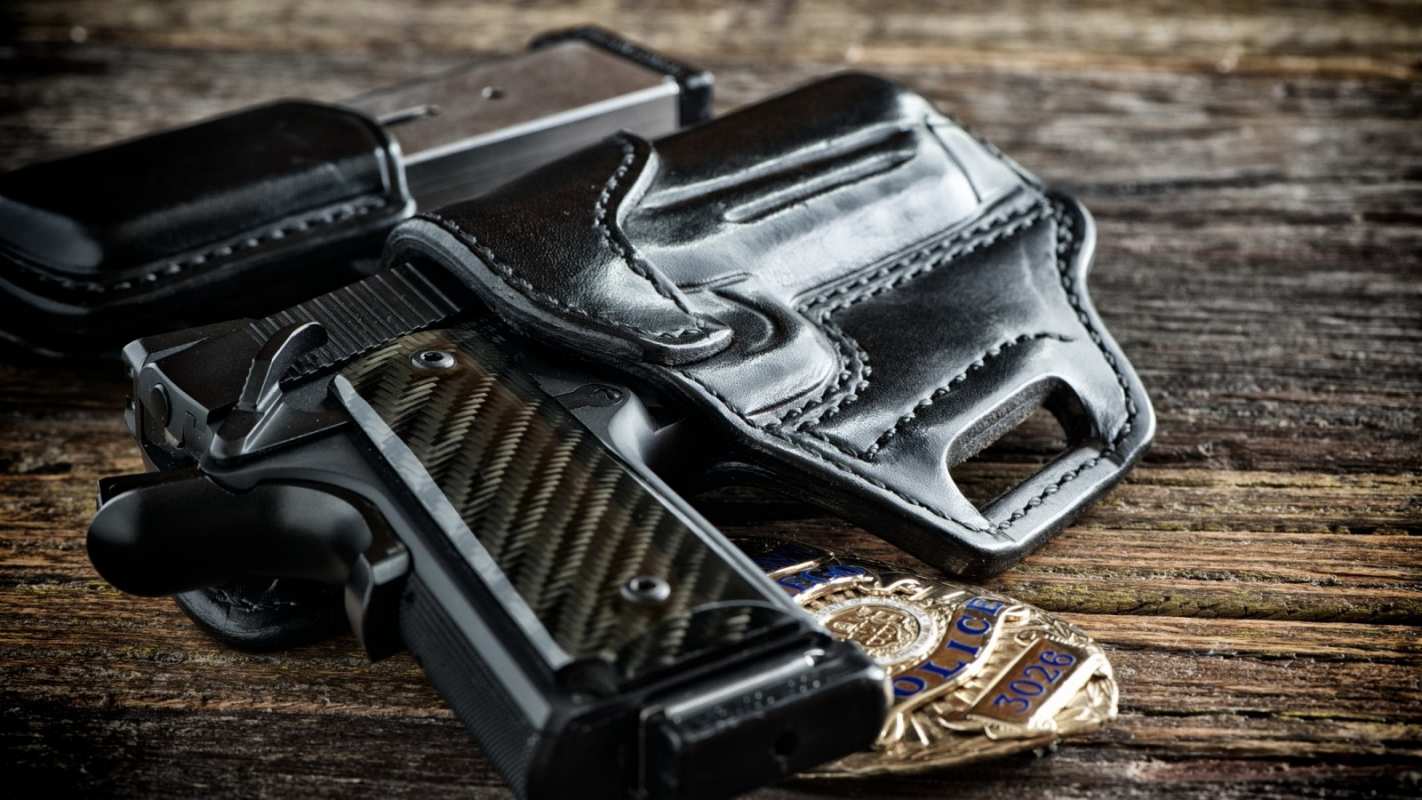 Открытка пистолет 1 пистолет 1 Полиция күні құтты болсын 