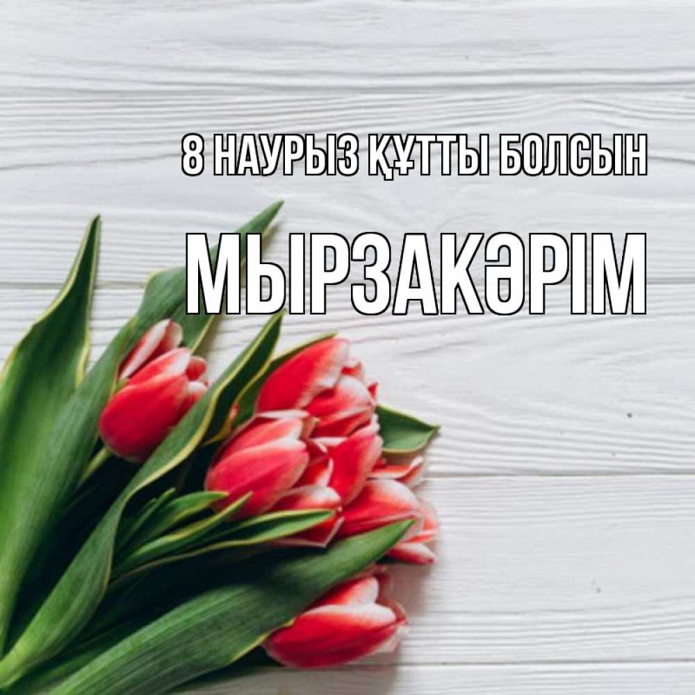 Күн сайын ашық хат с именем, Мырзакәрім 8 наурыз құтты болсын весна 2 Онлайн тегін жүктеп алу тілектері бар керемет карта 