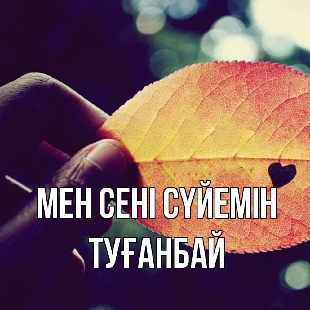 Күн сайын ашық хат с именем, ТУҒАНБАЙ Мен сені сүйемін держу лист Онлайн тегін жүктеп алу тілектері бар керемет карта 