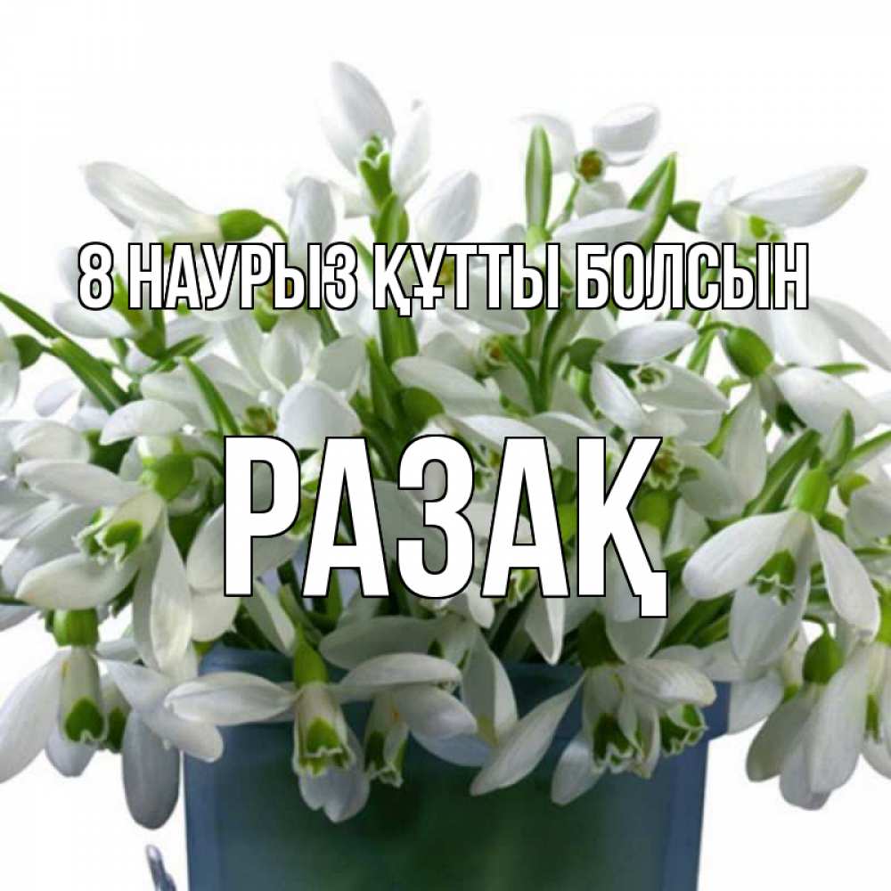 Күн сайын ашық хат с именем, РАЗАҚ 8 наурыз құтты болсын цветы к международному женскому дню Онлайн тегін жүктеп алу тілектері бар керемет карта 
