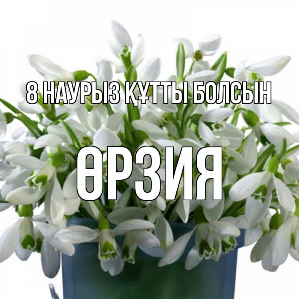 Күн сайын ашық хат с именем, ӨРЗИЯ 8 наурыз құтты болсын цветы к международному женскому дню Онлайн тегін жүктеп алу тілектері бар керемет карта 