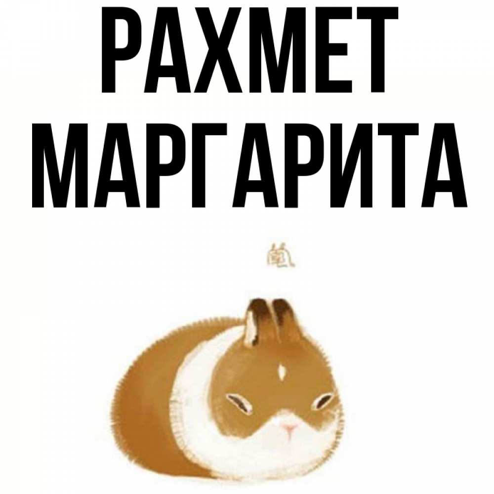 Күн сайын ашық хат с именем, Маргарита рахмет коричнево белый домашний питомец Онлайн тегін жүктеп алу тілектері бар керемет карта 
