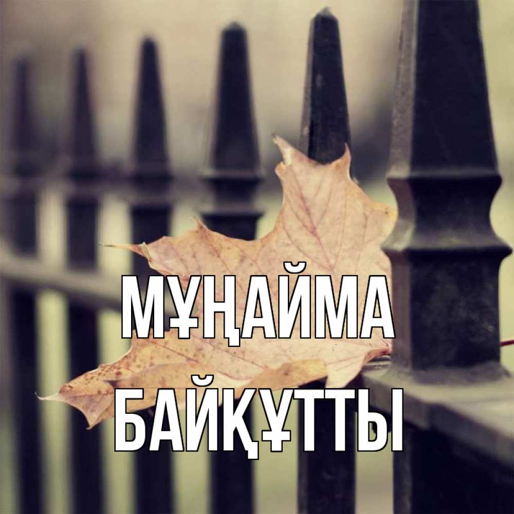 Күн сайын ашық хат с именем, Байқұтты Мұңайма лист клена Онлайн тегін жүктеп алу тілектері бар керемет карта 