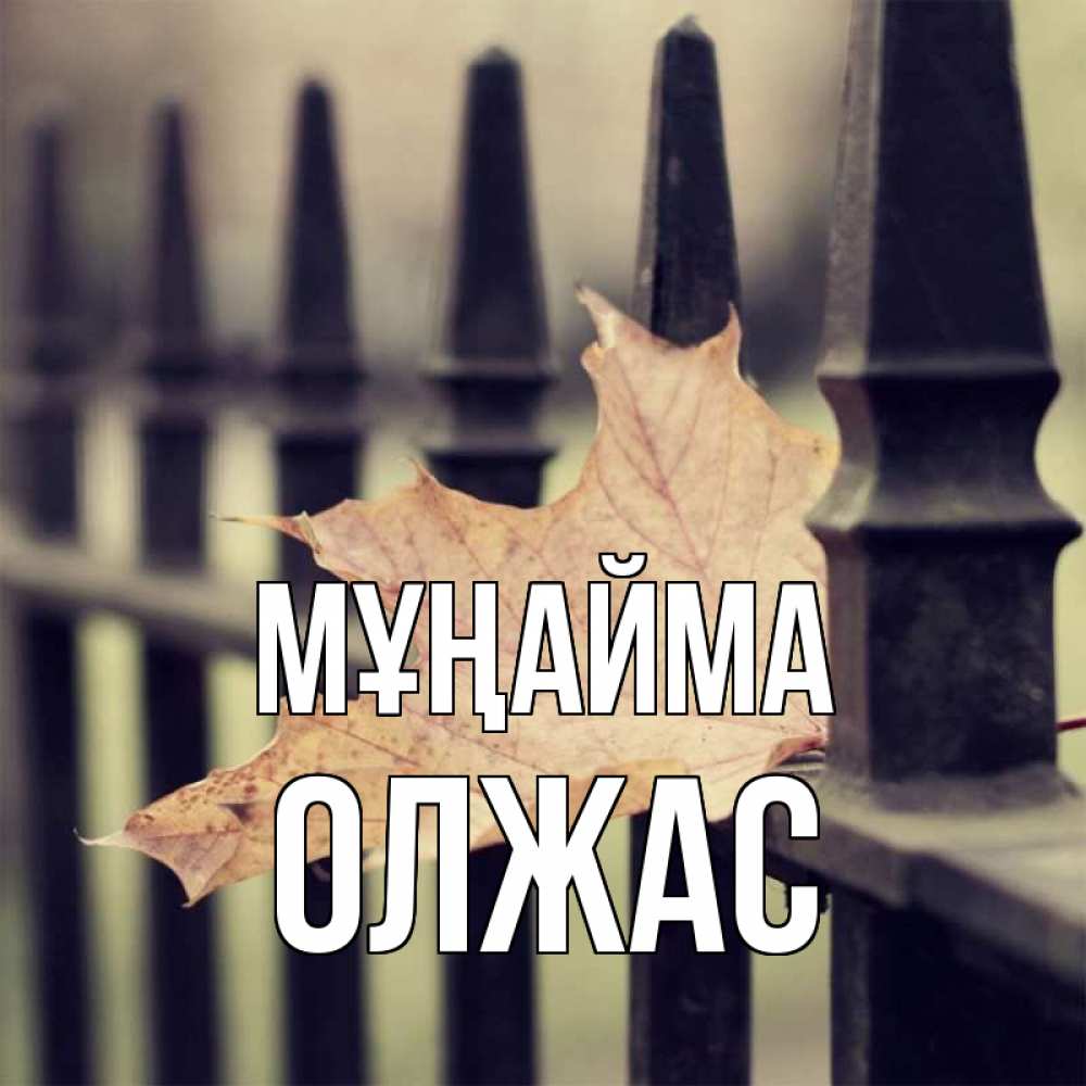 Күн сайын ашық хат с именем, ОЛЖАС Мұңайма лист клена Онлайн тегін жүктеп алу тілектері бар керемет карта 