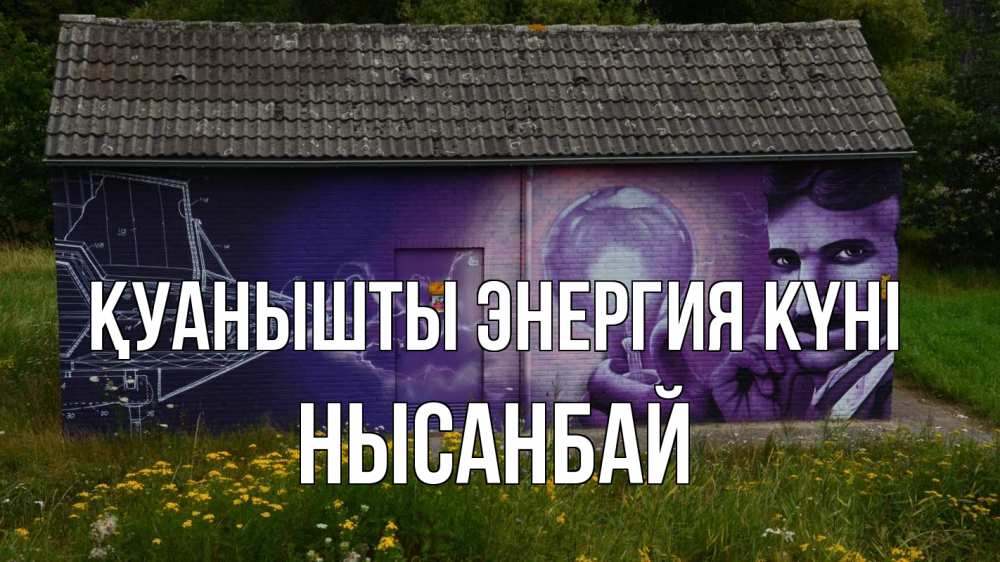 Күн сайын ашық хат с именем, НЫСАНБАЙ Қуанышты энергия күні молнии, Тесла Онлайн тегін жүктеп алу тілектері бар керемет карта 