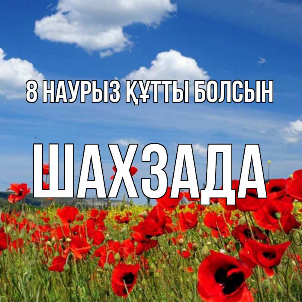 Күн сайын ашық хат с именем, ШАХЗАДА 8 наурыз құтты болсын международный женский день 1 Онлайн тегін жүктеп алу тілектері бар керемет карта 