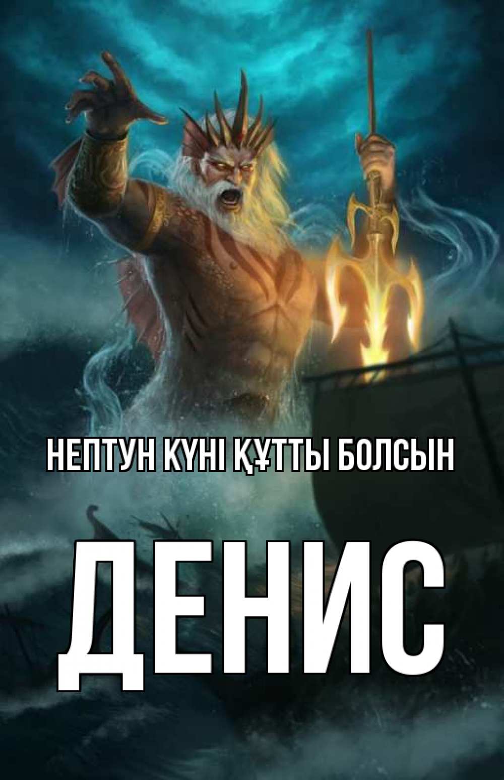 Картинка нептун күні құтты болсын, Денис