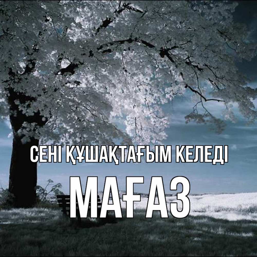 Күн сайын ашық хат с именем, МАҒАЗ сені құшақтағым келеді дерево Онлайн тегін жүктеп алу тілектері бар керемет карта 