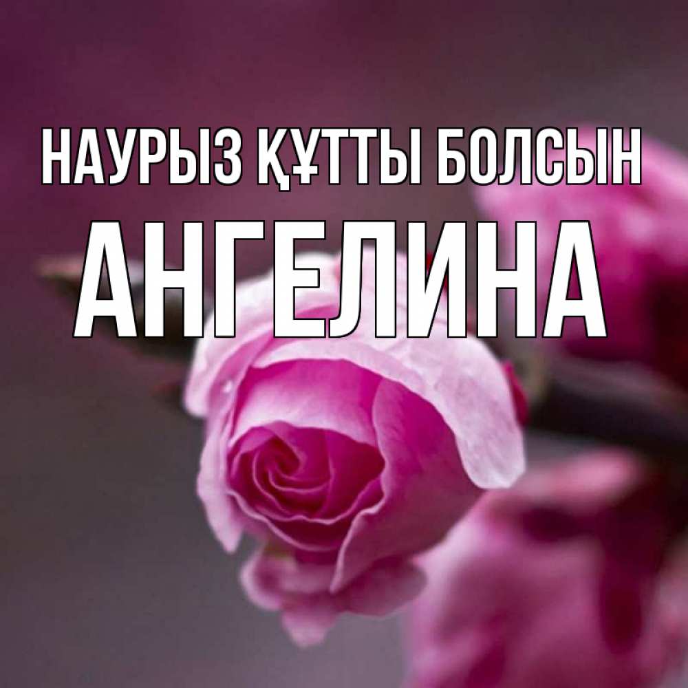 Күн сайын ашық хат с именем, Ангелина Наурыз құтты болсын весна Онлайн тегін жүктеп алу тілектері бар керемет карта 