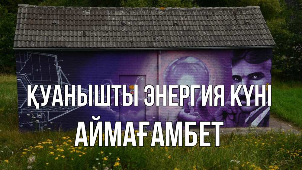 Күн сайын ашық хат с именем, Аймағамбет Қуанышты энергия күні молнии, Тесла Онлайн тегін жүктеп алу тілектері бар керемет карта 