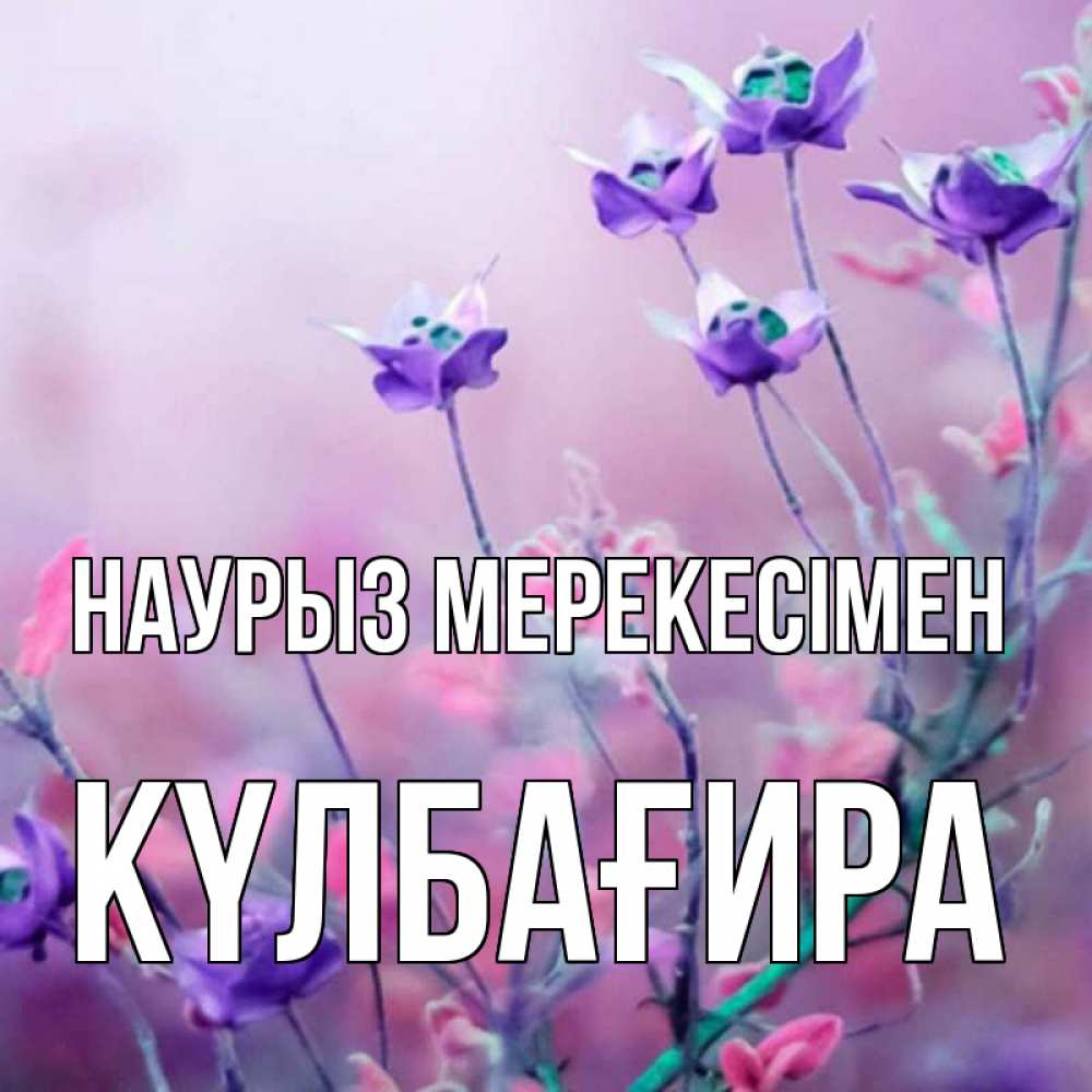 Күн сайын ашық хат с именем, КҮЛБАҒИРА Наурыз мерекесімен международный женский день 2 Онлайн тегін жүктеп алу тілектері бар керемет карта 