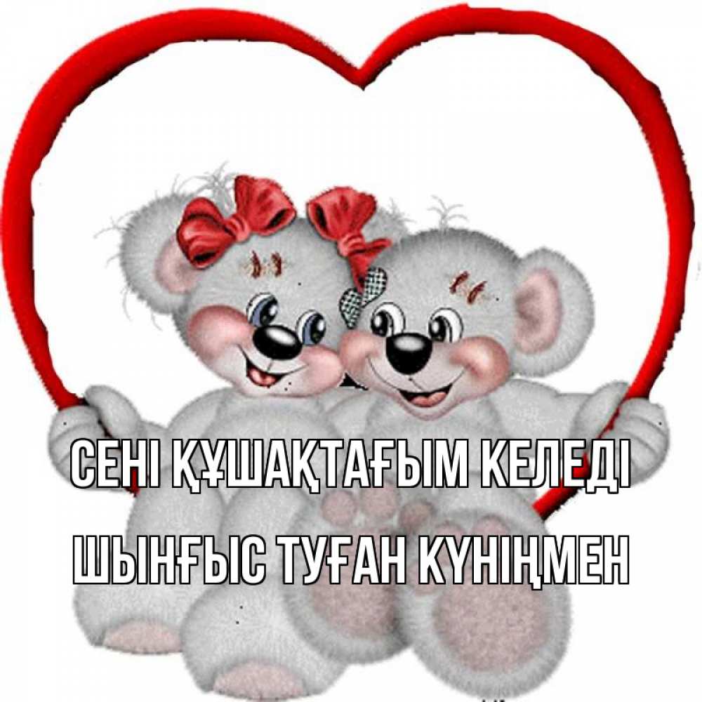 Картинка сені құшақтағым келеді, ШЫНҒЫС! ТУҒАН КҮНІҢМЕН!