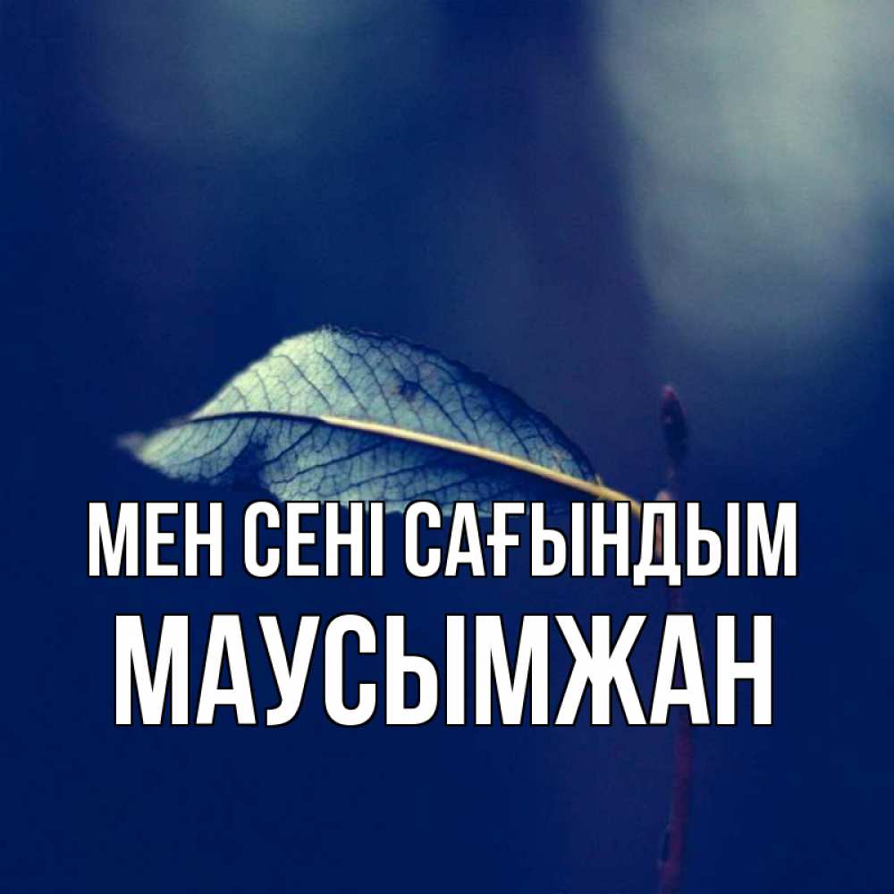 Күн сайын ашық хат с именем, МАУСЫМЖАН Мен сені сағындым одна ветка 1 Онлайн тегін жүктеп алу тілектері бар керемет карта 