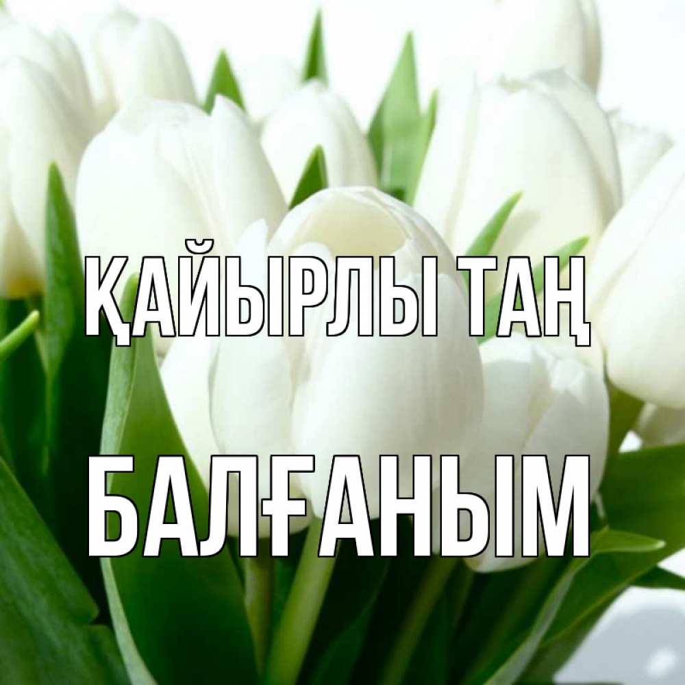 Күн сайын ашық хат с именем, БАЛҒАНЫМ Қайырлы таң открытки на каждый день по именам Онлайн тегін жүктеп алу тілектері бар керемет карта 