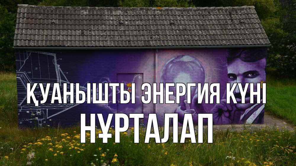 Күн сайын ашық хат с именем, НҰРТАЛАП Қуанышты энергия күні молнии, Тесла Онлайн тегін жүктеп алу тілектері бар керемет карта 